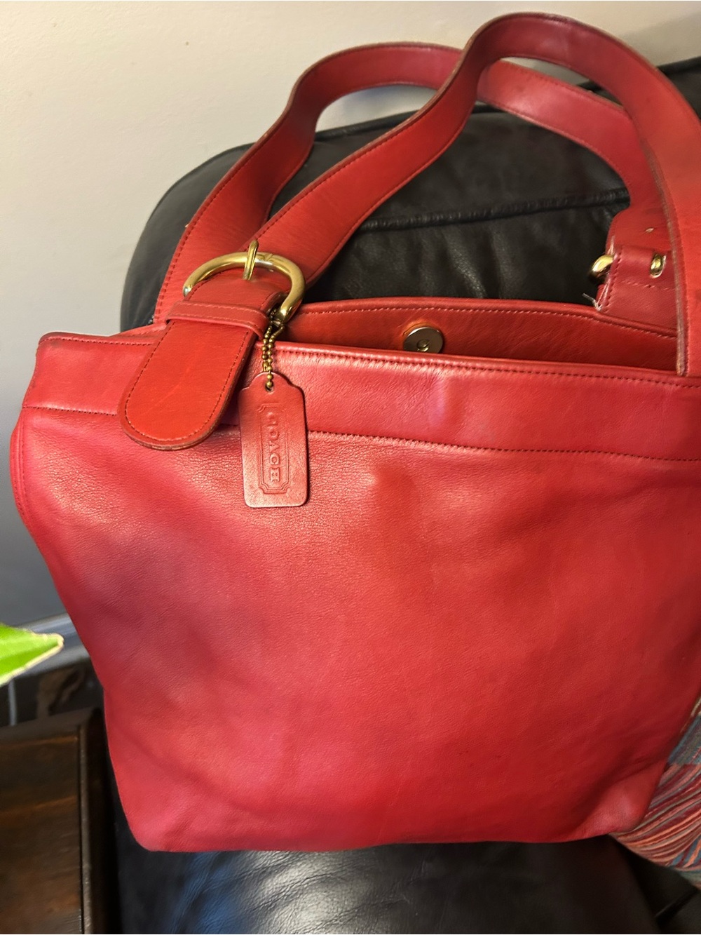 Vintage Coach SoHo Lafayette Large Tote Bag